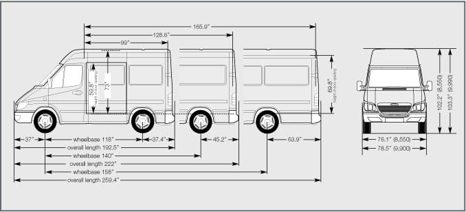 T1N Sprinter Roofs and Wheelbases – Complete Guide